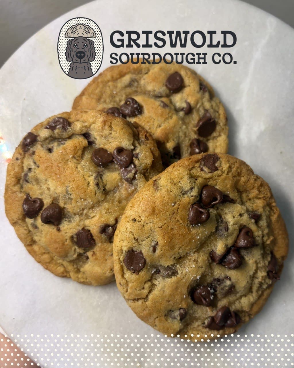 Griswold sourdough browned-butter chocolate chip cookies